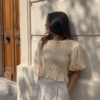 blusa manteca BLUSA TARA
