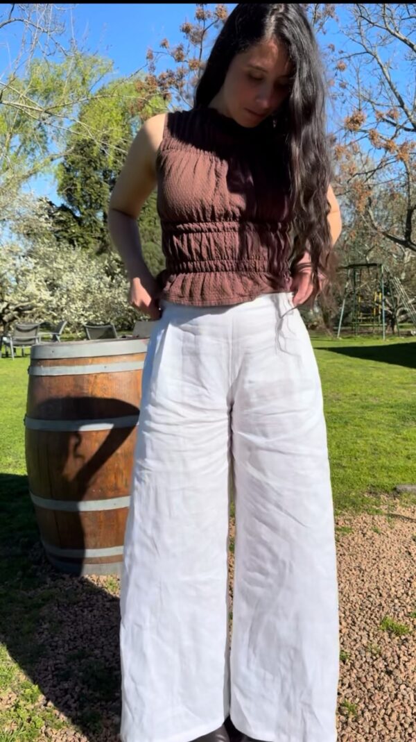 PANTALON DE LINO PANTALON SELENE