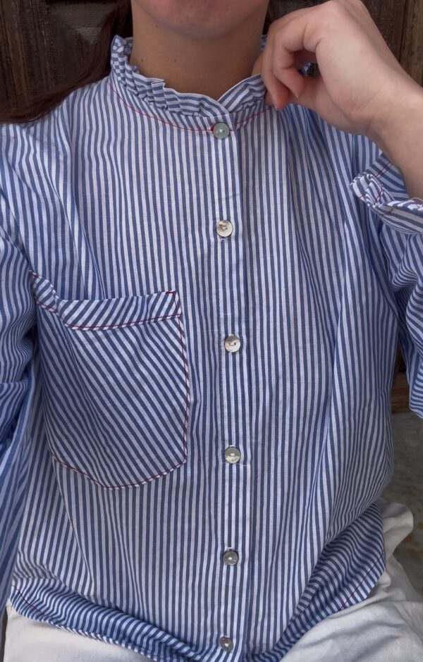CAMISA ATENEA A RAYAS